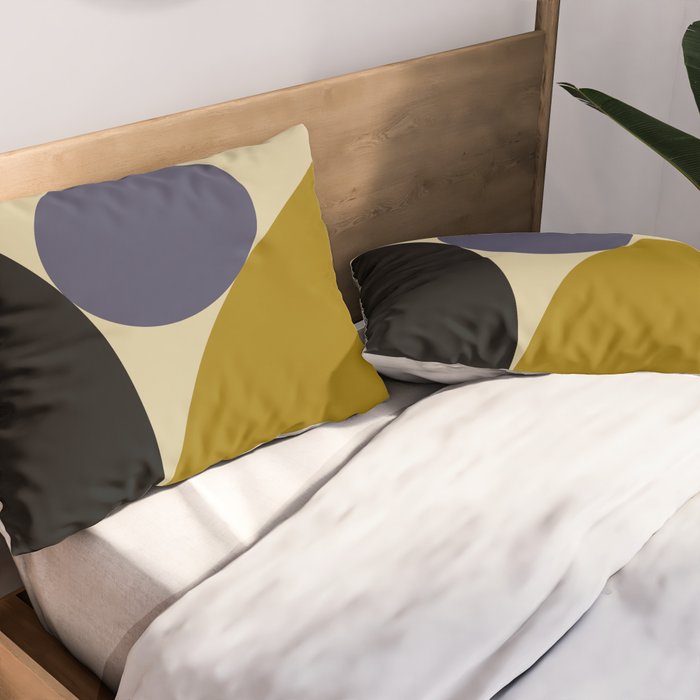 Circular Abstract IX Pillow Sham Gallery Image 2