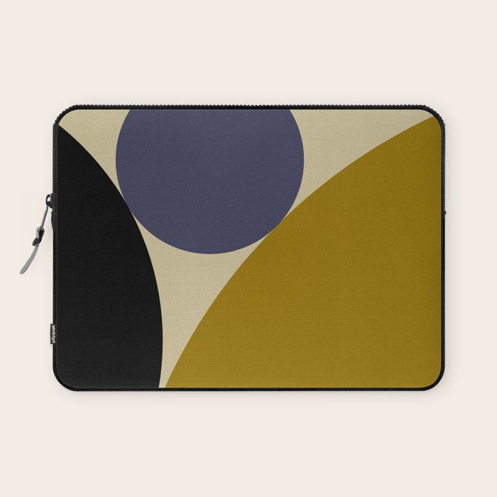 Circular Abstract IX Laptop Sleeve Gallery Image 1