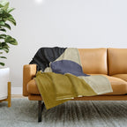 Circular Abstract IX Throw Blanket Gallery Image 1