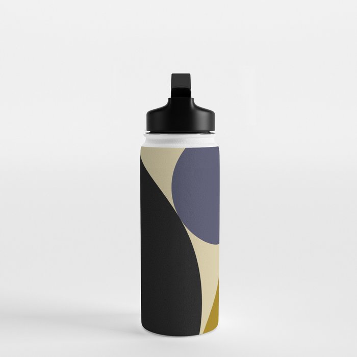 Circular Abstract IX Water Bottle Gallery Image 3