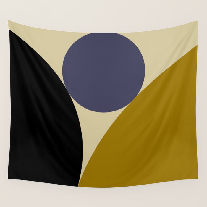 Circular Abstract IX Wall Tapestry Gallery Image 4