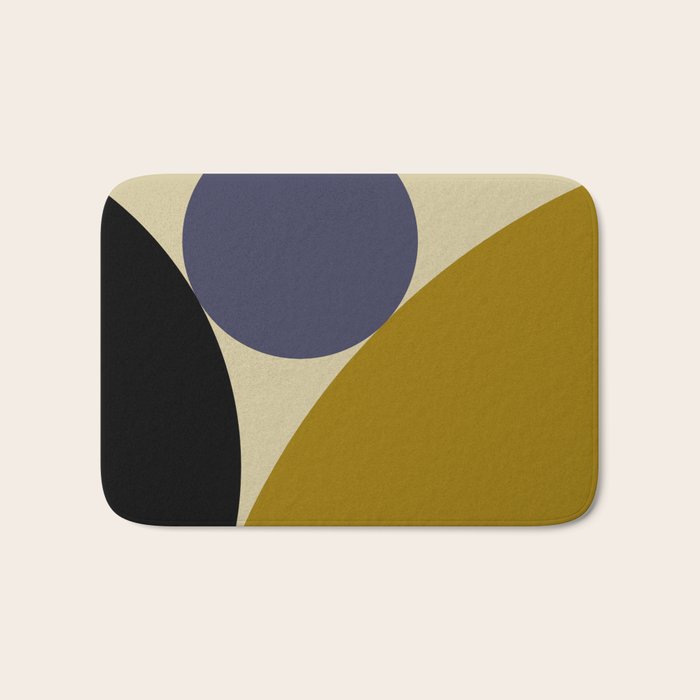 Circular Abstract IX Bath Mat Gallery Image 1