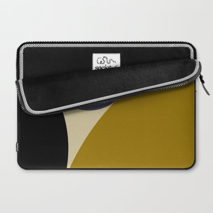 Circular Abstract IX Laptop Sleeve Gallery Image 2