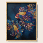 Metallic Betta Fish Serving Tray Gallery Image 1