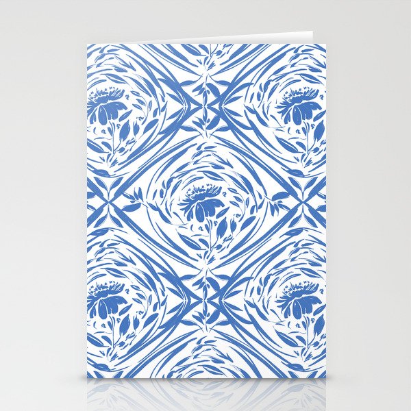 Floral pleasure pattern BW Stationery Card Gallery Image 1