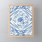Floral pleasure pattern BW Mini Art Print Gallery Image 1