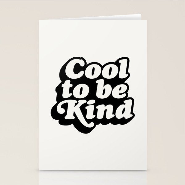 Cool to Be Kind Stationery Card Gallery Image 1