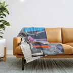 Composition 763 Throw Blanket Gallery Image 1