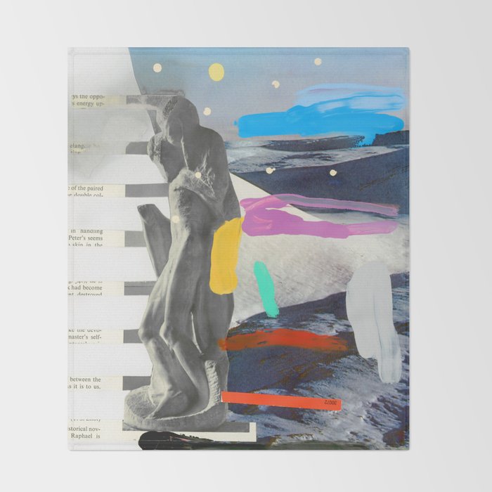Composition 763 Throw Blanket Gallery Image 2