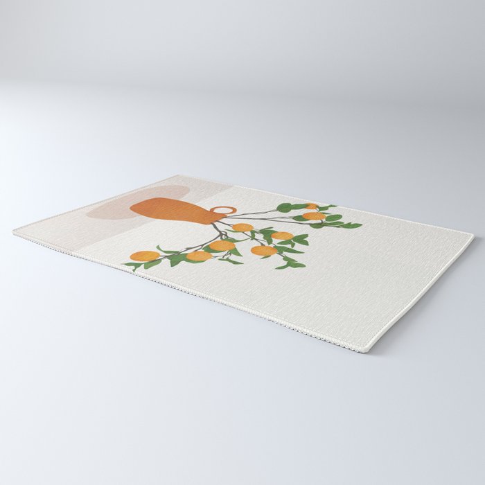 Orange Branches Rug Gallery Image 3