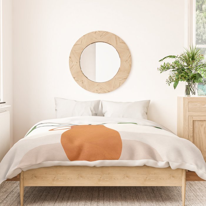 Orange Branches Duvet Cover Gallery Image 3