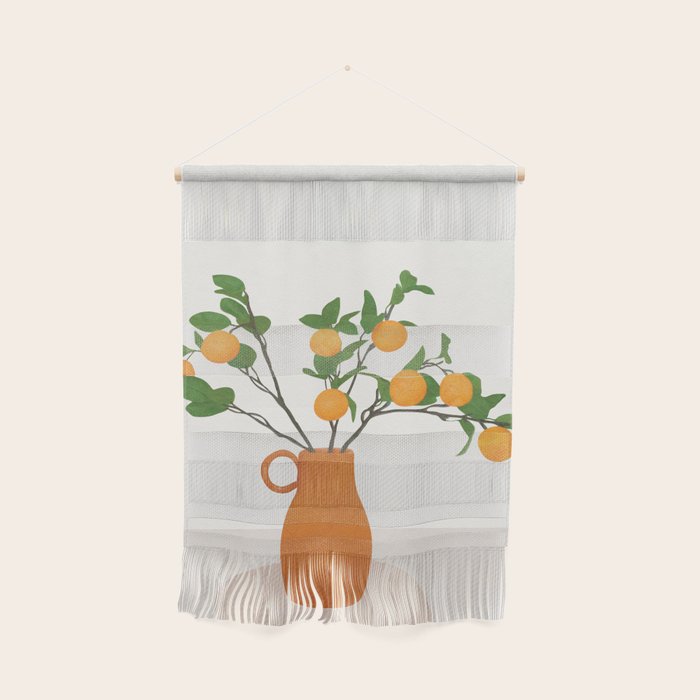 Orange Branches Wall Hanging Gallery Image 1