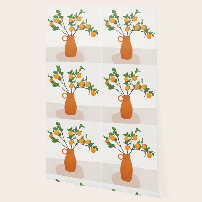 Orange Branches Wallpaper Gallery Image 2