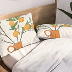 Orange Branches Pillow Sham Gallery Image 2