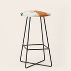 Orange Branches Stool Gallery Image 1
