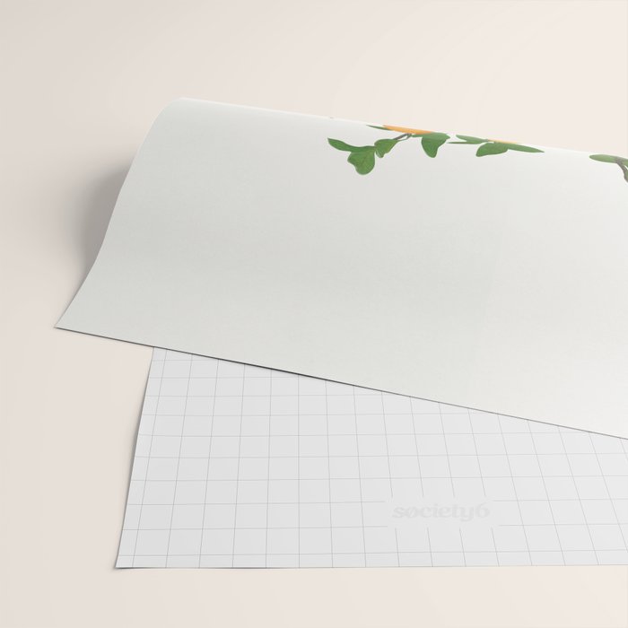Orange Branches Wrapping Paper Gallery Image 2