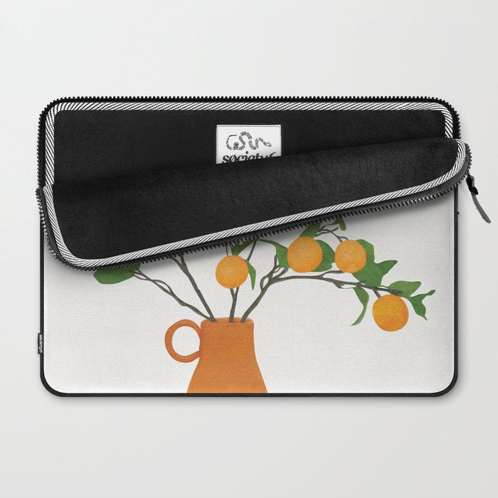 Orange Branches Laptop Sleeve Gallery Image 2