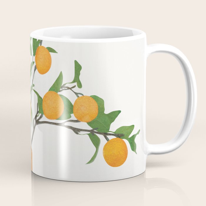 Orange Branches Coffee Mug Gallery Image 1