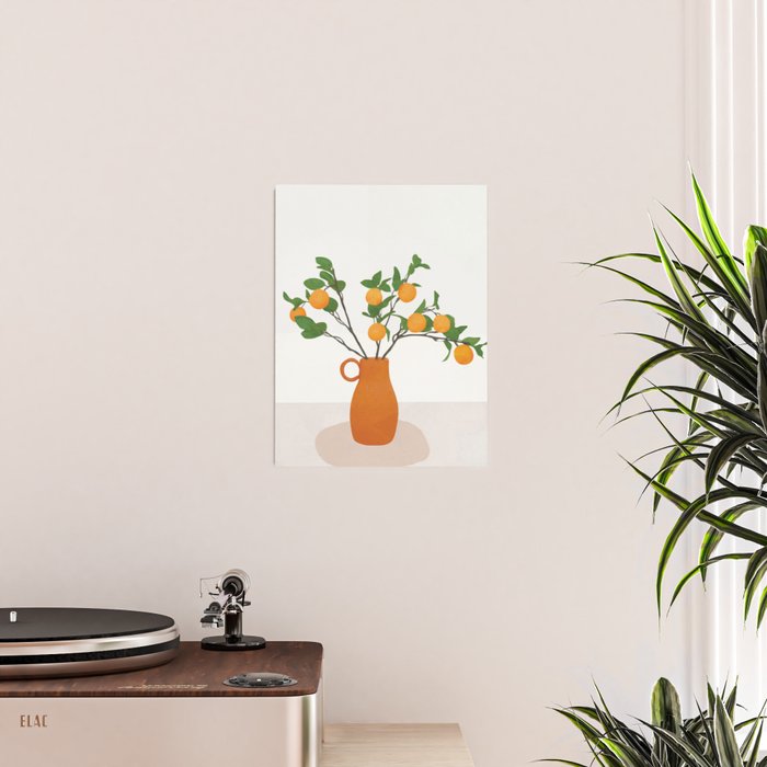Orange Branches Poster Gallery Image 2