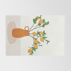Orange Branches Rug Gallery Image 2