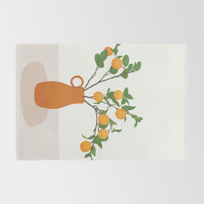 Orange Branches Rug Gallery Image 2