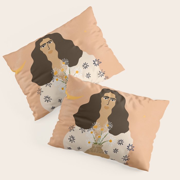 Dreams And Flowers Pillow Sham Gallery Image 1