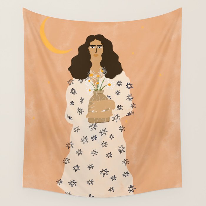 Dreams And Flowers Wall Tapestry Gallery Image 4
