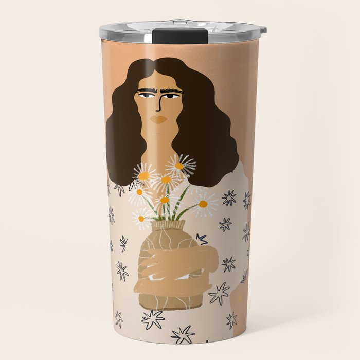 Dreams And Flowers Travel Mug Gallery Image 1