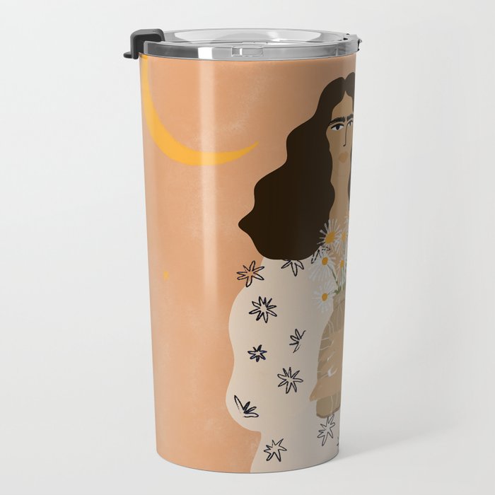 Dreams And Flowers Travel Mug Gallery Image 3