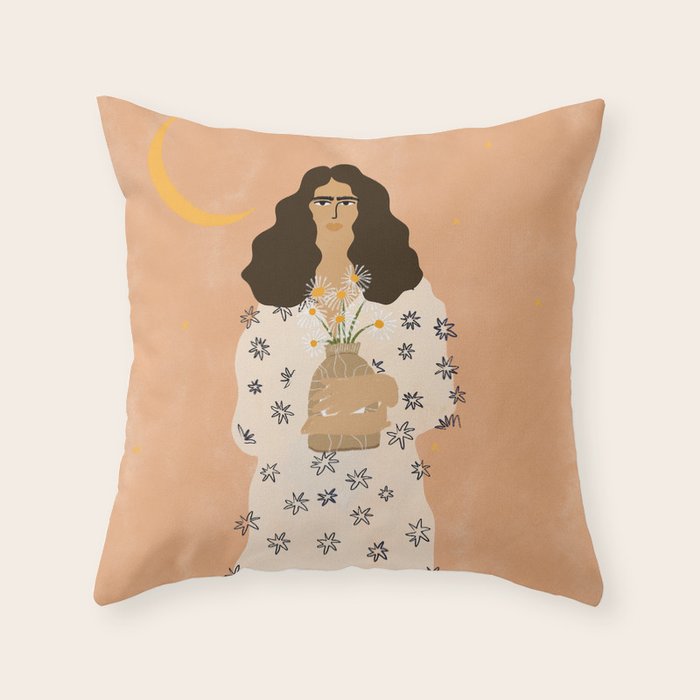 Dreams And Flowers Throw Pillow Gallery Image 6