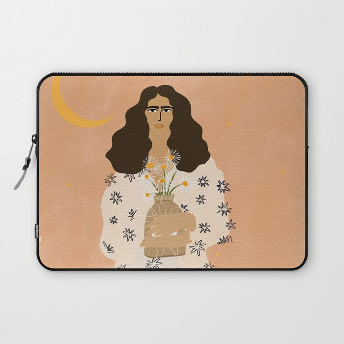 Dreams And Flowers Laptop Sleeve Gallery Image 1