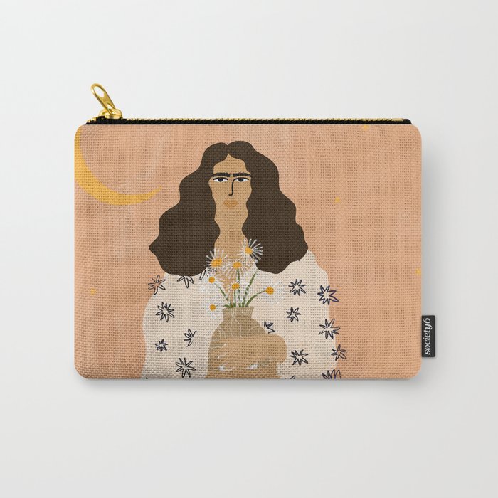 Dreams And Flowers Carry All Pouch Gallery Image 1