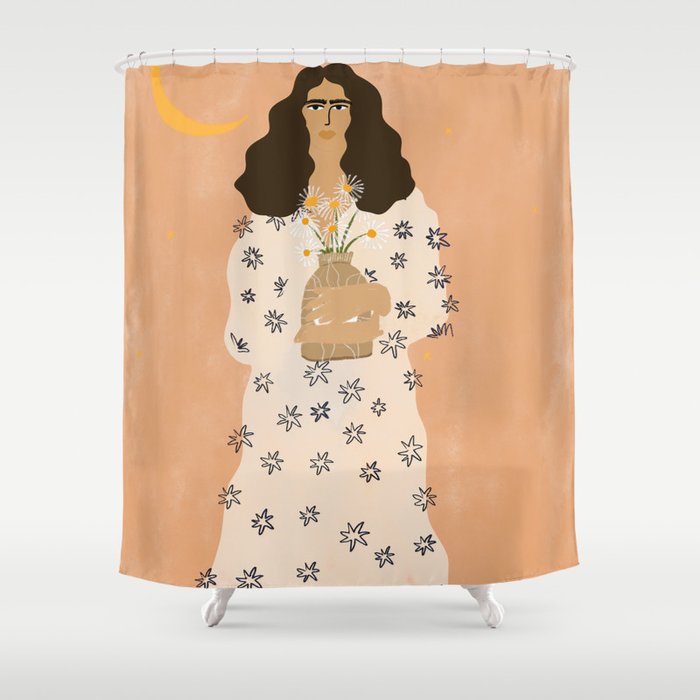Dreams And Flowers Shower Curtain Gallery Image 1