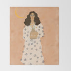Dreams And Flowers Throw Blanket Gallery Image 2