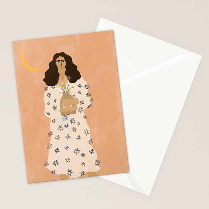 Dreams And Flowers Stationery Card Gallery Image 2