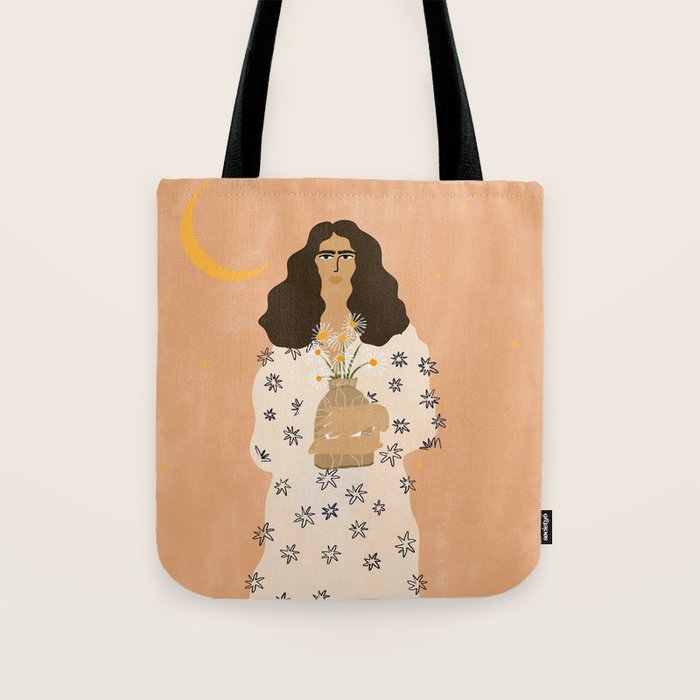 Dreams And Flowers Tote Bag Gallery Image 1