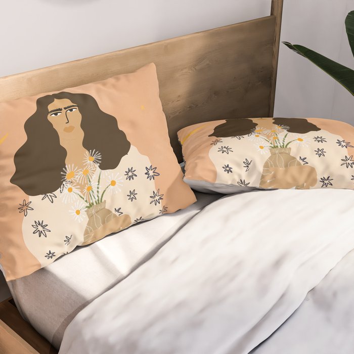 Dreams And Flowers Pillow Sham Gallery Image 2