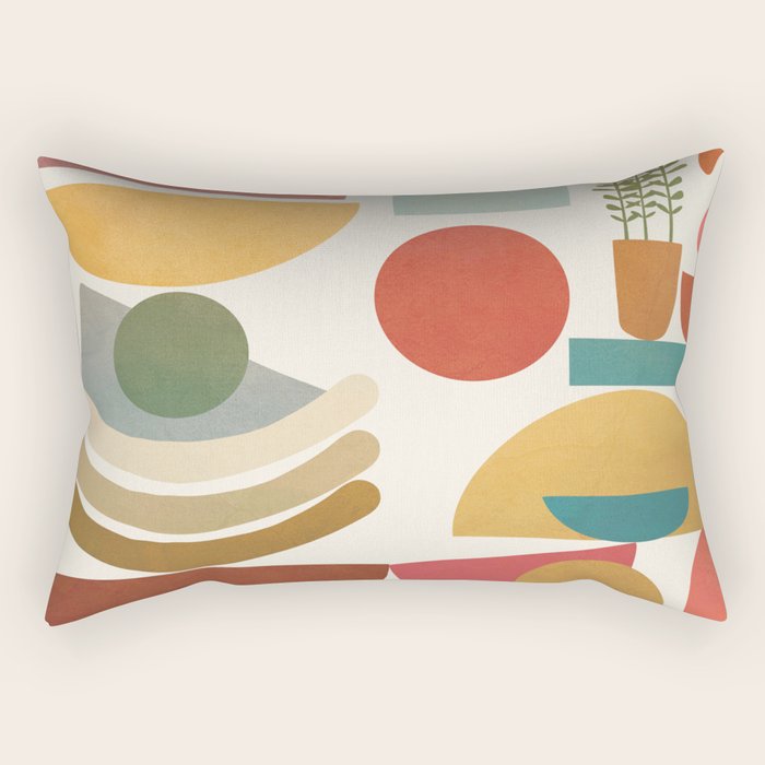 Modern Abstract Art 77 Rectangular Pillow Gallery Image 1