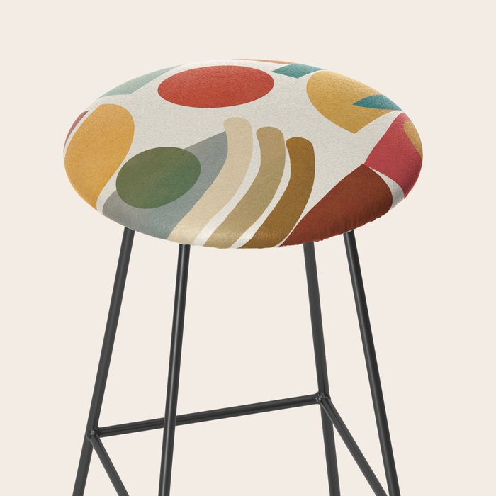 Modern Abstract Art 77 Stool Gallery Image 2