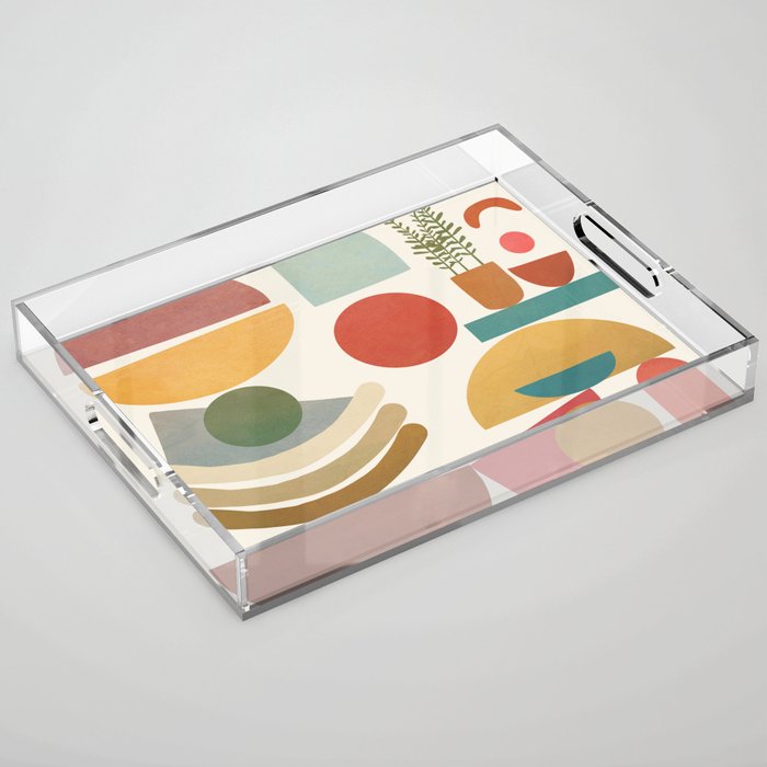 Modern Abstract Art 77 Acrylic Tray Gallery Image 1