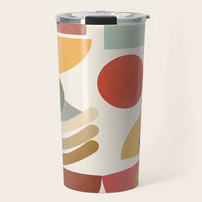 Modern Abstract Art 77 Travel Mug Gallery Image 1