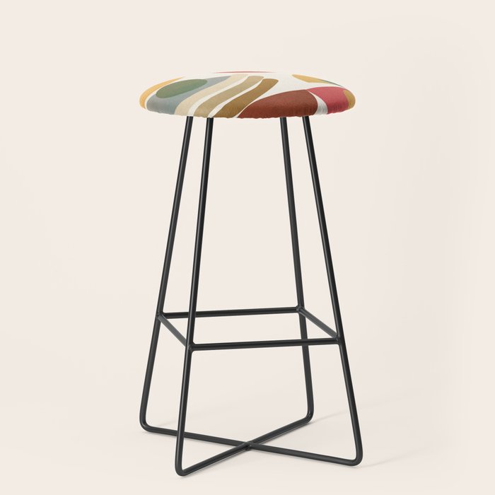 Modern Abstract Art 77 Stool Gallery Image 1