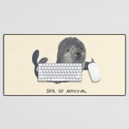 Seal Of Approval Desk Mat Gallery Image 1