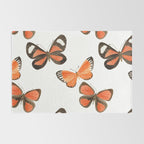 Orange Butterflies Rug Gallery Image 2