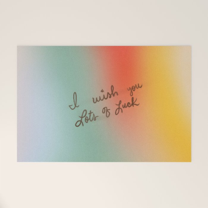 Lots of Luck Welcome Mat Gallery Image 1
