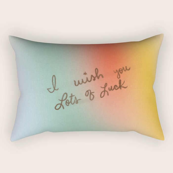 Lots of Luck Rectangular Pillow Gallery Image 1