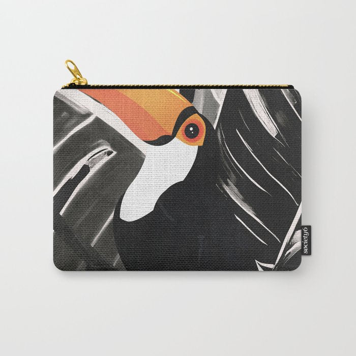Tropical Toucan Art Carry All Pouch Gallery Image 1