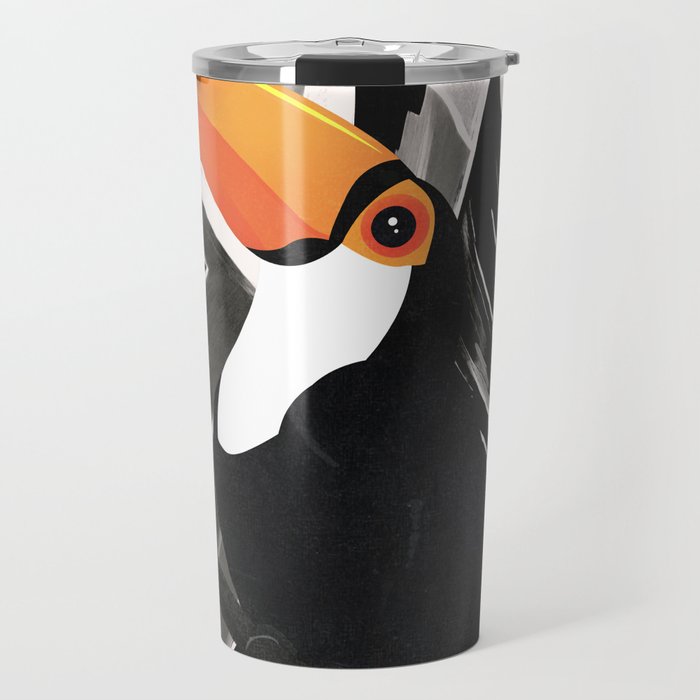 Tropical Toucan Art Travel Mug Gallery Image 1
