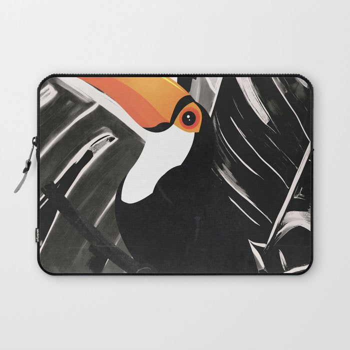 Tropical Toucan Art Laptop Sleeve Gallery Image 1