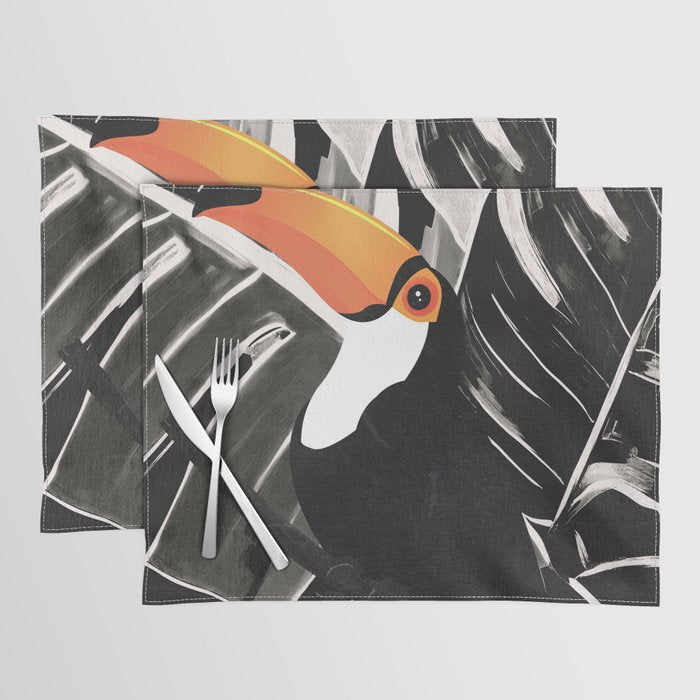 Tropical Toucan Art Placemat Gallery Image 1